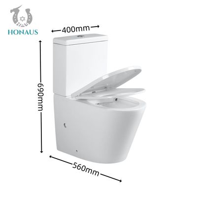 Luxury Gravity Flush Glaze Comfort Height Elongated Toilet Hotel Toilet Bowl