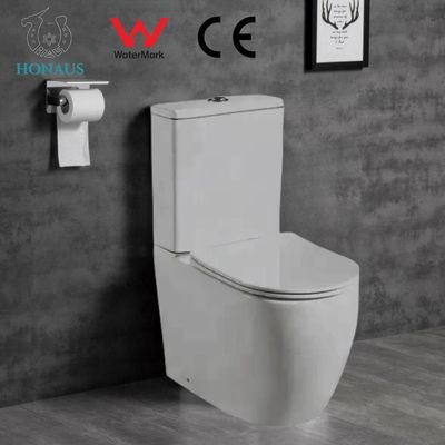Siphon Scratch Resistant Glaze Two Piece Toilet Bowl Easy Clean AU Watermark CE