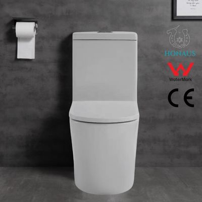 ISO American Standard 1 Piece Toilet Floor Mounted Commode One Piece Glazed