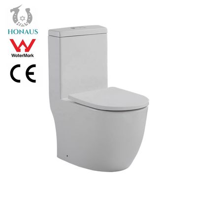 ISO American Standard 1 Piece Toilet Floor Mounted Commode One Piece Glazed