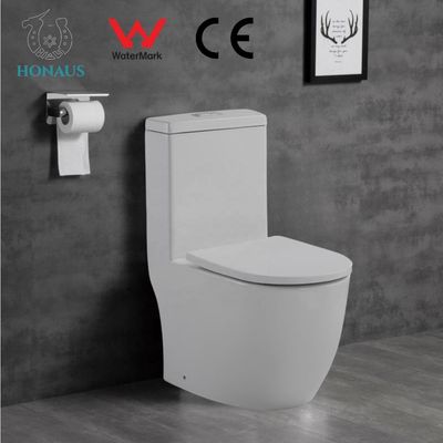ISO American Standard 1 Piece Toilet Floor Mounted Commode One Piece Glazed