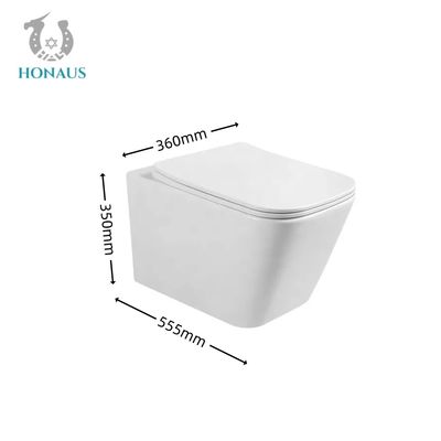 Customized Wall Hung Toilet Bowl  360*350*555mm