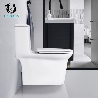 Siphonic Flushing S Trap One Piece Toilet Bowl OEM/DOM Accepted