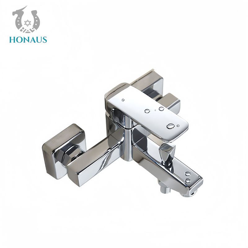 Practical Exposed Valve Showers Two Outlets Stainless Steel For Hotel